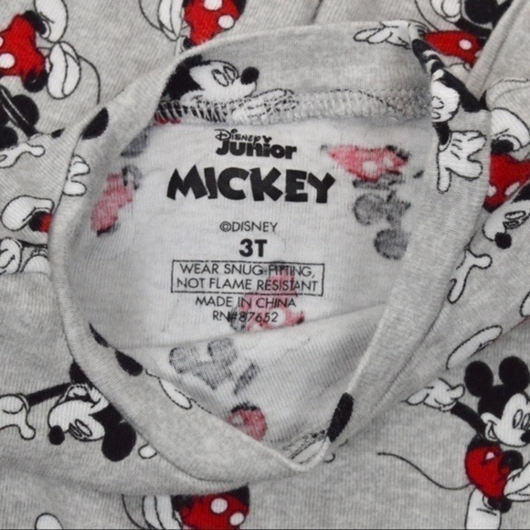 Disney Mickey Mouse Pajama Set, 18M to 2T - Picture 4 of 5